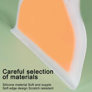 10 Inch Silicone Spatula for Cooking Cooking Flipping Spatula One-Piece for Scraping, Mixing Kitchen Utensils (Orange)