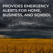 Midland - WR120B - NOAA Emergency Weather Alert Radio | Localized Programming, Trilingual Display, 60+ Emergency Alerts, Alarm, Selectable Alert Tone