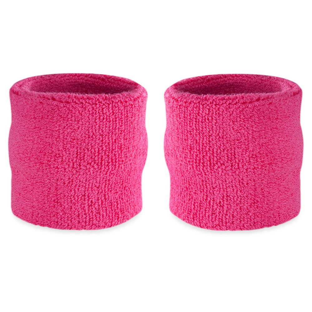 Suddora Wrist Sweatbands, Absorbent and Breathable Thick Cotton Bands for Working Out, Gymnastics, Basketball, Tennis, and Football, Multiuse Wristbands for Costumes and Cosplay