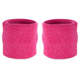 Suddora Wrist Sweatbands, Absorbent and Breathable Thick Cotton Bands for Working Out, Gymnastics, Basketball, Tennis, and Football, Multiuse Wristbands for Costumes and Cosplay