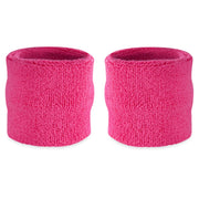 Suddora Wrist Sweatbands, Absorbent and Breathable Thick Cotton Bands for Working Out, Gymnastics, Basketball, Tennis, and Football, Multiuse Wristbands for Costumes and Cosplay