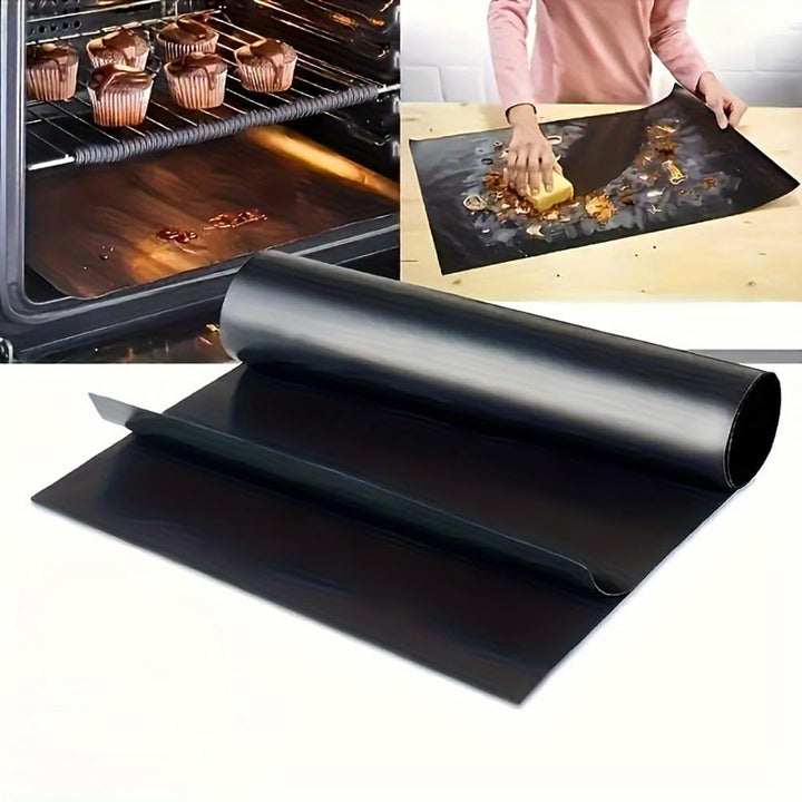 2 Pack of Heavy Duty Non-Stick Oven Liners: BPA and PFOA Free, Great for electric ovens, gas stoves, microwaves, charcoal and gas grills