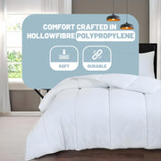SleepyNights 13.5 Tog Double Duvet Quilt – Winter Warm Extra Cosy Bedding – Anti Allergy Hollowfibre Duvet, Soft & Breathable – Made in UK & Non-Allergenic (200 x 200cm)