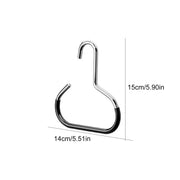 2 Pack Hat Organizer for Baseball Caps, Stainless Steel Holder for Scarves & Handbags, Space Saving Closet Hangers