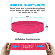 Suddora Sweatbands Set, Moisture Wicking 2 Wristbands and 1 Headband, Breathable Terry Cloth Athletic Bands for Basketball, Tennis, Yoga, Gym, Sweat Bands for Costumes and Cosplay