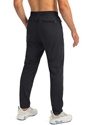 G Gradual Men's Sweatpants with 3 Zipper Pockets Tapered Joggers for Men | 4-Way Stretch, Comfortable, Athletic Pants for Workout, Jogging, Running