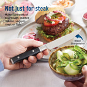 Ninja StaySharp 13-Piece Knife Block Set, Stone Gold NK32013EUUKSD1 | Rust-Resistant German Stainless Steel, Includes Kitchen and Herb Scissors and Removable Knife Sharpener.