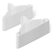 Amazon Basics Space Saving Plastic Clothes Hangers, Sturdy Closet Organizer for Shirts and Jackets, Adult Size, White, 50-Pack