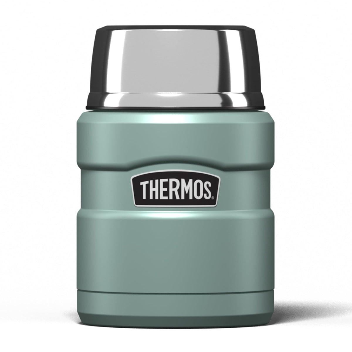 Thermos Stainless King Duck Egg Food Flask (470ml) 9h Hot | 14h Cold | Thermal vacuum insulated stainless steel metal hot food container with lid for soup, meal prep, work packed lunch, camping