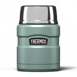 Thermos Stainless King Duck Egg Food Flask (470ml) 9h Hot | 14h Cold | Thermal vacuum insulated stainless steel metal hot food container with lid for soup, meal prep, work packed lunch, camping