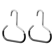 2 Pack Hat Organizer for Baseball Caps, Stainless Steel Holder for Scarves & Handbags, Space Saving Closet Hangers