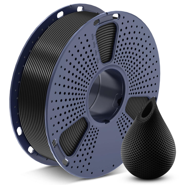 SUNLU PETG Filament 1.75mm Black PETG, High Toughness 3D Printer Filament | Low Stringing & Strong Layer Adhesion 1KG Spool (2.2lbs), Dimensional Accuracy +/-0.02mm, Black 1000g