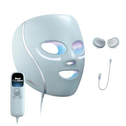 Shark CryoGlow LED Face Mask, Red Light Therapy, Under-Eye Cooling, FW312 | Red, Blue & Deep Infrared Light, Skincare Device for Fine Lines & Acne, Clinically Tested & FDA-Cleared, 4 Modes, Blue Frost​