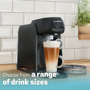 Tassimo by Bosch, Finesse Classic Friendly, Pod Coffee Machine, TAS1620GB | Compatible with 50 Different Beverages, INTELLIBREW technology, 0.7 Litres, Black