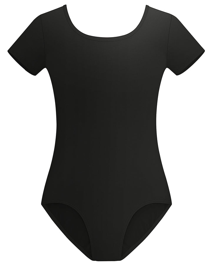 Stelle Ballet Leotards for Girls Short Sleeve Gymnastics Dance Outfit 2-16Y | Scoop neckline, Stretch fabric, Comfortable fit, Skin-friendly, Gymnastics & Ballet, Toddler dancewear, Kids bodysuit