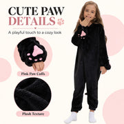 Corespe Cat Costume Kids Halloween Animal Onesie for Girls Boys