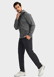 G Gradual Men's Sweatpants with 3 Zipper Pockets Tapered Joggers for Men | 4-Way Stretch, Comfortable, Athletic Pants for Workout, Jogging, Running