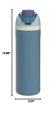 Owala FreeSip Stainless Steel Water Bottle 24 oz Denim
