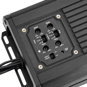 NVX MVPA4 600W Total RMS 4-Channel Bridgeable Marine-V Series Micro Class D Compact Marine/Powersports/Motorcycle Amplifier | IPX67 Waterproof Rating