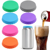 6 Pack Silicone Soda Can Lids – Reusable Can Covers for Soda, Beer, and Beverages – BPA-Free, Fits Standard Cans – Perfect for Juice, Coke, and More