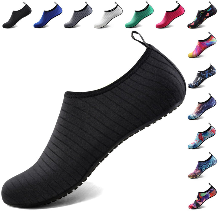 Water Shoes for Women Men Quick-Dry Aqua Socks Swim Beach Outfits Barefoot | Pool Camping River Must Haves Hiking Yoga Exercise Wear Sport Accessories Youth Adult