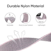 6 Pack Sport Nylon Loop Band Compatible with Apple Watch Band for Women Men | 38mm 40mm 41mm 42mm 44mm 45mm 46mm 49mm Adjustable Breathable Braided Straps for iWatch Series 12/11/10/9/8/7/6/5/4/SE/Ultra