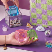 JOYIN 4 Pack Stress Cube, 2'' High Density Ice Cube Fidget Toy, Stress Relief with Slow Rising Sensory Squishy Toys for Kids Adults, Birthday Gifts, Party Favors, Halloween, Classroom Prizes