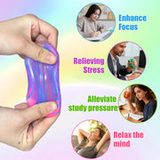 4 Pack Fidget Toys, Squishy Cube, Cube Squishy for Anxiety & Stress Relief for Adults, Slow Rise Sensory Stress Balls, Classroom Prizes