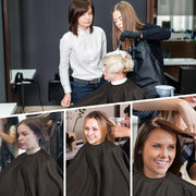 YELEGAI Professional Hair Cutting Cape(2 Pack), Salon Barber Cape with Adjustable Snap Closure