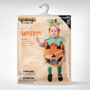 Spooktacular Creations Halloween Baby Pumpkin Costume with Green leaves for Toddler Kids Halloween Dress Up Pumpkin Party