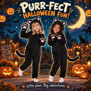 Corespe Cat Costume Kids Halloween Animal Onesie for Girls Boys