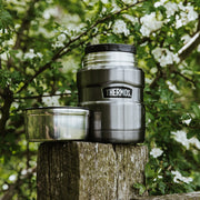 Thermos Stainless King Duck Egg Food Flask (470ml) 9h Hot | 14h Cold | Thermal vacuum insulated stainless steel metal hot food container with lid for soup, meal prep, work packed lunch, camping