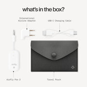 Twelve South AirFly Pro 2 Deluxe, Wireless Bluetooth Adapter, White | Pair 2 AirPods or Wireless Headphones – 3.5mm AUX Bluetooth Transmitter/Receiver for Cars, Boats, Treadmills, TVs , Airplane