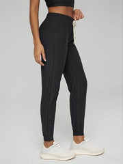 ODODOS Women's Performance Joggers - Ultra Soft odSTRATUM Tech Sweatpants Adjustable Mid Rise Pants with Pockets