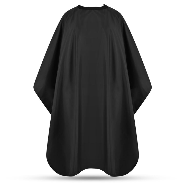 JSAZCKC Hair Cutting Cape with Adjustable Snap Closure, Professional Barber Cape, Haircut Salon Supplies for Men and Women - 57" x 51"(Black)