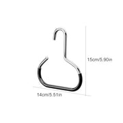 2 Pack Hat Organizer for Baseball Caps, Stainless Steel Holder for Scarves & Handbags, Space Saving Closet Hangers
