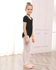 Stelle Ballet Leotards for Girls Short Sleeve Gymnastics Dance Outfit 2-16Y | Scoop neckline, Stretch fabric, Comfortable fit, Skin-friendly, Gymnastics & Ballet, Toddler dancewear, Kids bodysuit