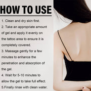 sjfscqr Tattoo Removal Cream,Care Gel Moisturizing Skin Repairing,Painless Cleaning Tattoo Removal Cream,Skin Pigment Removal Fast Absorption Gel