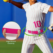 XZQTIVE Baseball Softball Socks and Baseball Softball Belt Combo Set Knee-High Soccer Socks for Kids Youth Adult