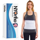 NYOrtho Abdominal Binder Lower Waist Support Belt - Compression Wrap for Men and Women MADE IN USA