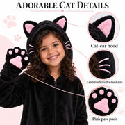 Corespe Cat Costume Kids Halloween Animal Onesie for Girls Boys