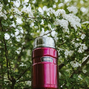 Thermos Stainless King Copper Food Flask (710ml) 14h Hot | 24h Cold | Thermal vacuum insulated stainless steel metal hot food container with lid for soup, meal prep, work packed lunch, camping
