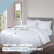 SleepyNights 13.5 Tog Double Duvet Quilt – Winter Warm Extra Cosy Bedding – Anti Allergy Hollowfibre Duvet, Soft & Breathable – Made in UK & Non-Allergenic (200 x 200cm)