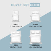 SleepyNights 13.5 Tog Double Duvet Quilt – Winter Warm Extra Cosy Bedding – Anti Allergy Hollowfibre Duvet, Soft & Breathable – Made in UK & Non-Allergenic (200 x 200cm)