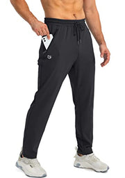 G Gradual Men's Sweatpants with 3 Zipper Pockets Tapered Joggers for Men | 4-Way Stretch, Comfortable, Athletic Pants for Workout, Jogging, Running