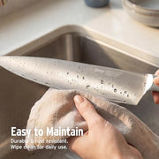 Ninja StaySharp 13-Piece Knife Block Set, Stone Gold NK32013EUUKSD1 | Rust-Resistant German Stainless Steel, Includes Kitchen and Herb Scissors and Removable Knife Sharpener.