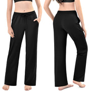 Stanpetix Sweatpants Women Wide Leg Joggers with Pockets | baggy pants,straight leg design, quality material, adjustable elastic waistband, two side pockets, versatile & stylish