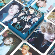 127PCS BLUE THIS&THAT Photocard 55PCS Photocard with 72PCS Stickers RUN IT Lomo Merch fo Boys and Girls