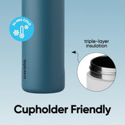 Owala FreeSip Stainless Steel Water Bottle 24 oz Denim