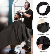 YELEGAI Professional Hair Cutting Cape(2 Pack), Salon Barber Cape with Adjustable Snap Closure